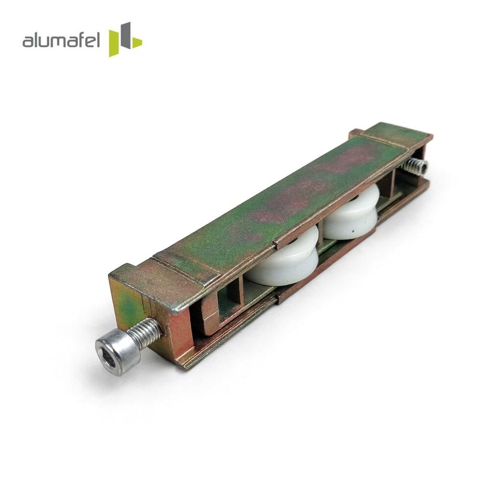 4.61.7042 Rueda doble regulable Forma de ALUMAFEL