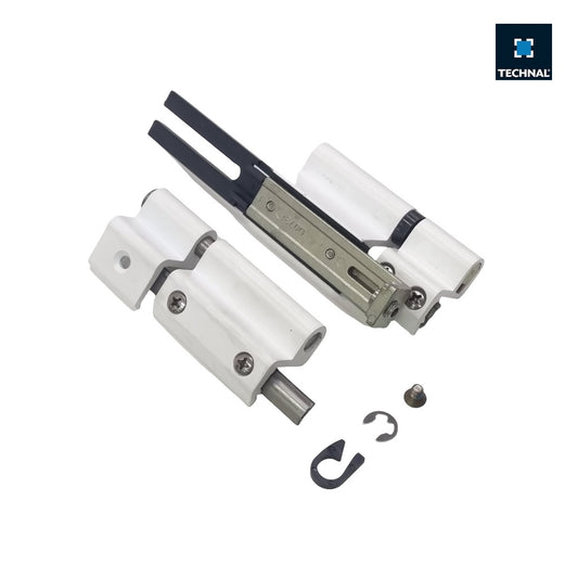 Bisagra oscilobatiente STD TECHNAL D6057002 blanca, 110kg, Optica Unno