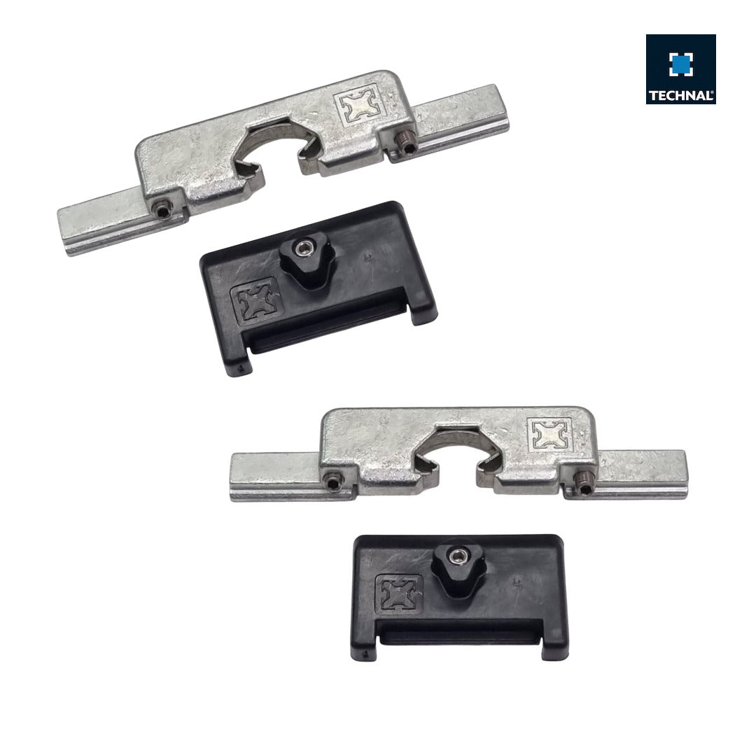 Semi-fixed clip TECHNAL T3131, pack 2, window Topaze FB/FBi