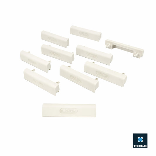 Deflector estanqueidad TECHNAL T3160 blanco, puerta ventana Soleal FY