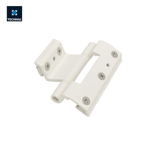 Bisagra 3 cuerpos TECHNAL T3251 blanca – pack 2 uds ventana aluminio batiente Topaze FB giro suave regulable