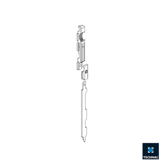 Dibujo técnico pasador semifijo TECHNAL T3253, ventana batiente Topaze FB FBi