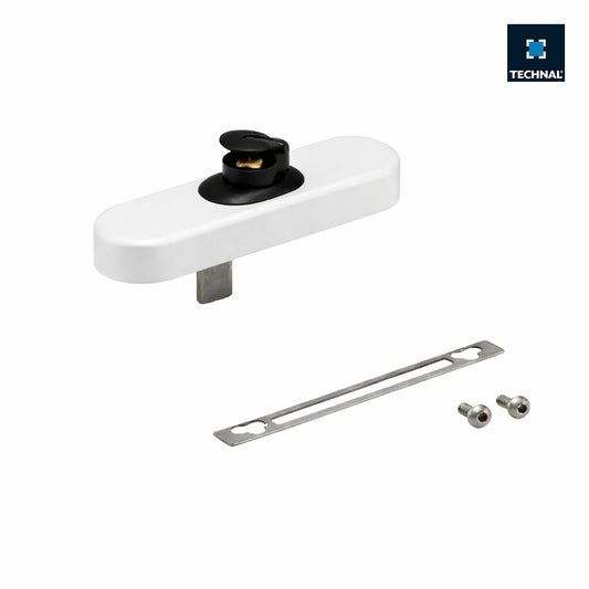 Cierre cremona OB sin maneta TECHNAL T3275 blanco – reversible oscilobatiente Topaze FB Unicity N'Épure aluminio