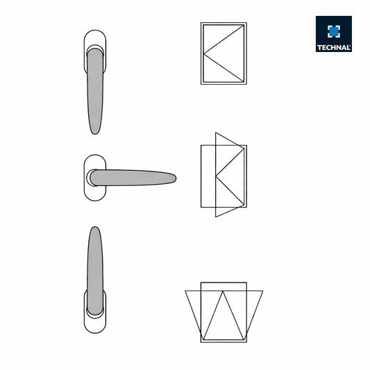 TT481 Compás OB L<600mm TECHNAL