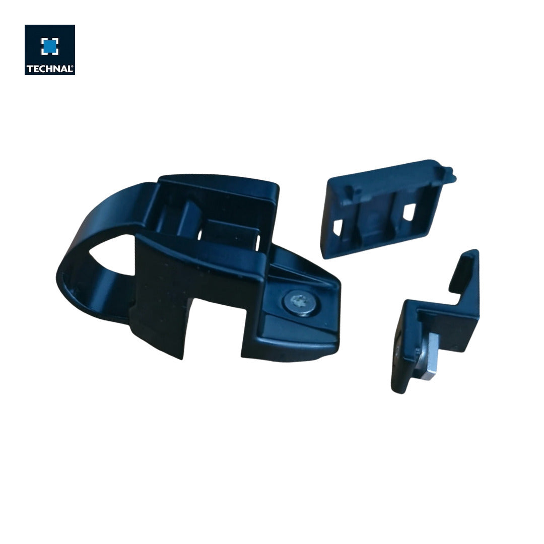 Top hung window latch TECHNAL T960007 black, Soleal FY