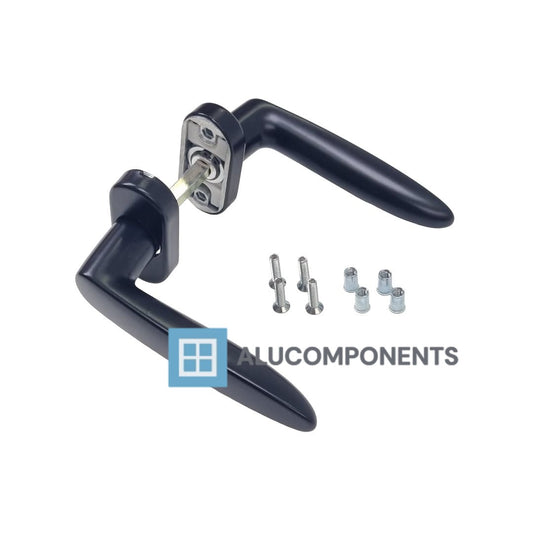 Manilla doble TECHNAL (Color: Negro R9005.330)