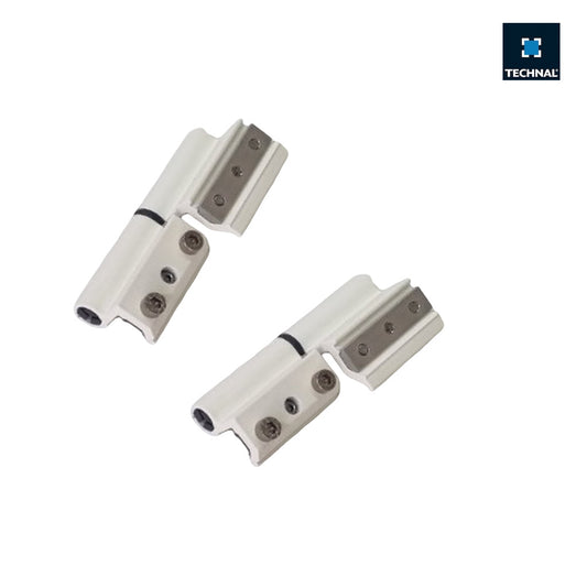Bisagra regulable TECHNAL TCF089 blanca, pack 2 uds, ventana Topaze FB