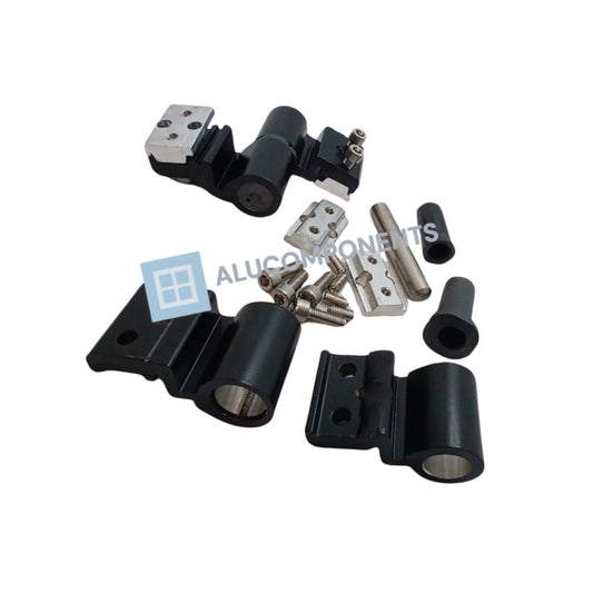 Bisagra con ranuras TECHNAL (Color: Negro base/ Pack: 2 unidades)