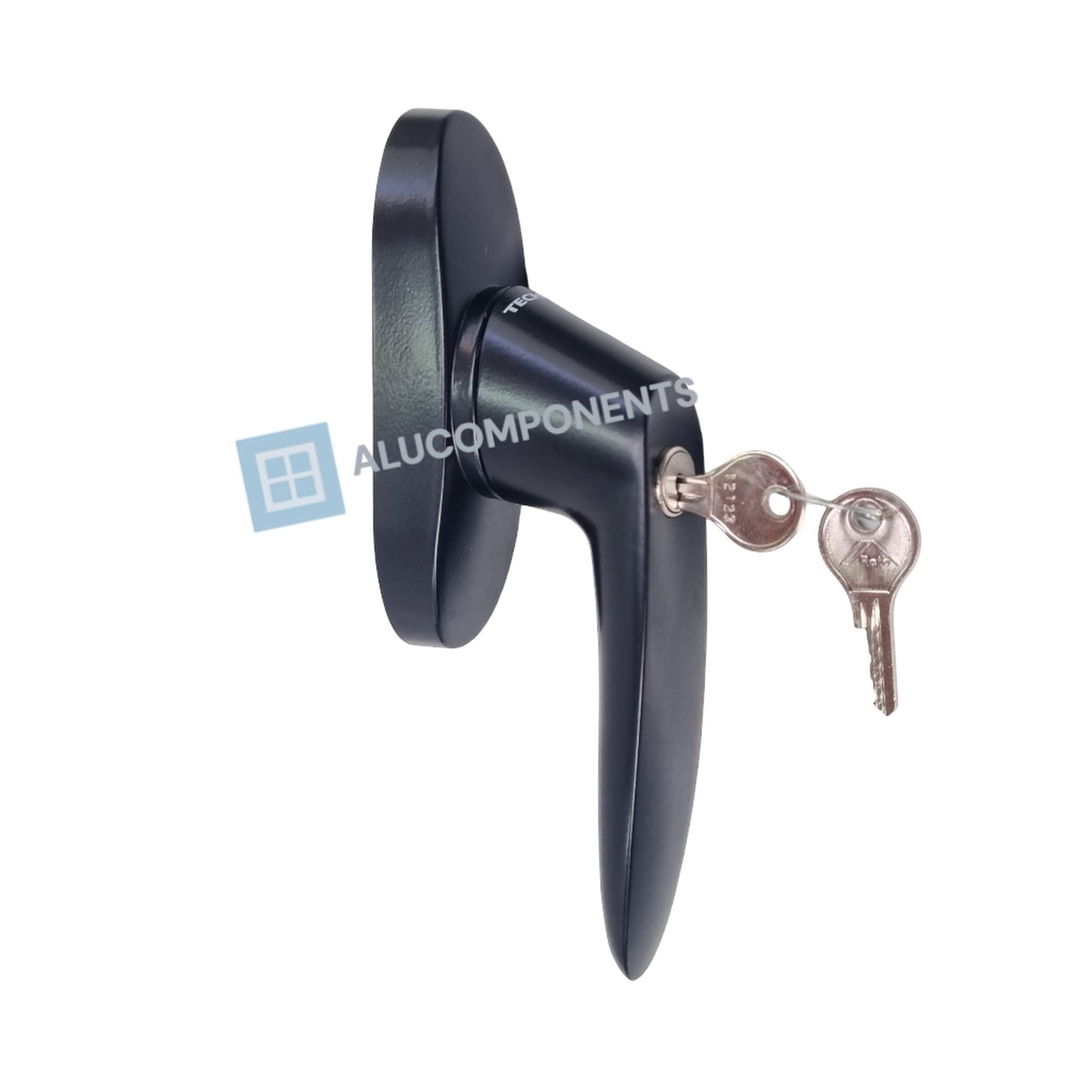 Manilla / Cremona con llave TECHNAL (Color: Negro base)