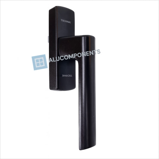Maneta oscilo batiente recta TECHNAL (Color: Negro base)