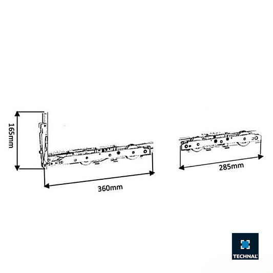 TKG808 Herraje elevable TECHNAL