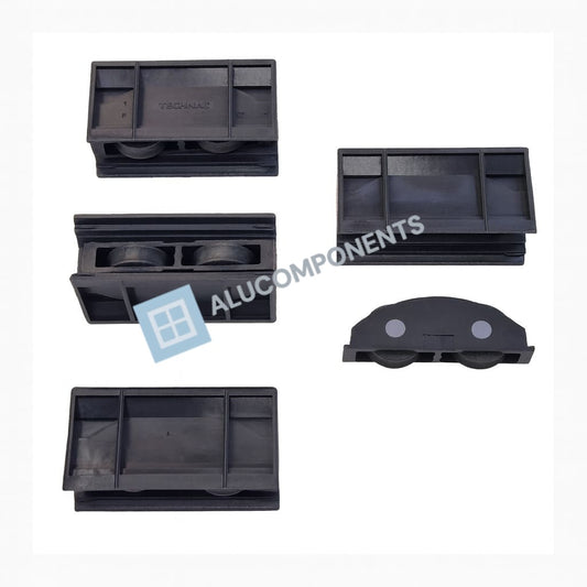 Rueda doble TECHNAL (Pack de 4 unidades)