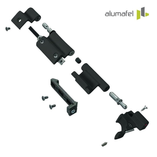 3040.701 Kit bisagras derechas oscilobatiente ALUMAFEL