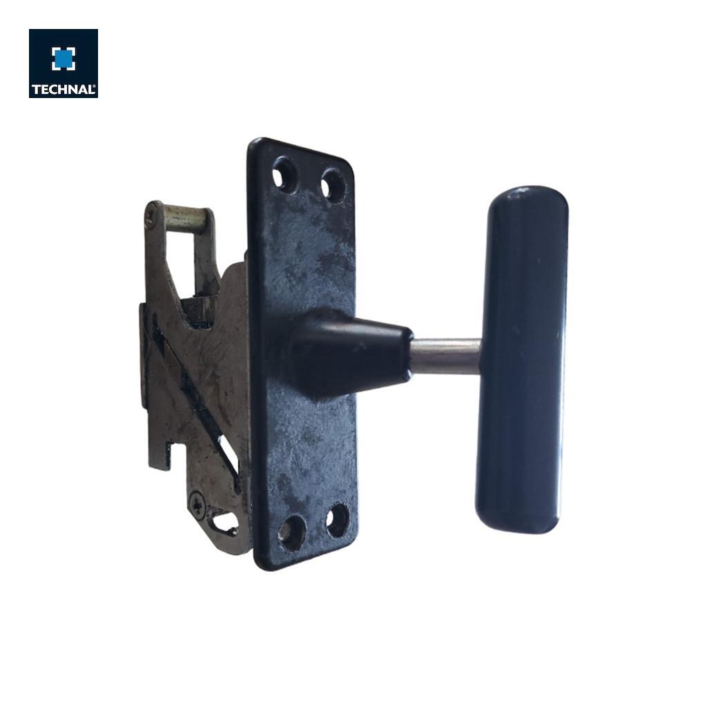 Reversible operating handle TECHNAL T1197 black, Safetyline louvre
