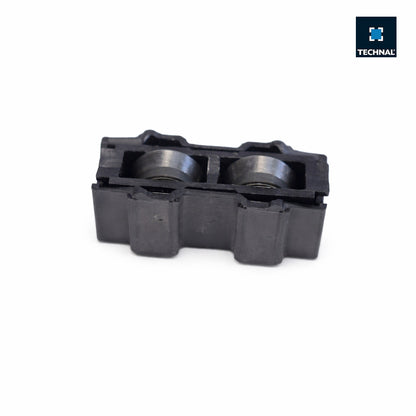 T1957 Rodamiento doble de poliamida para corredera TECHNAL