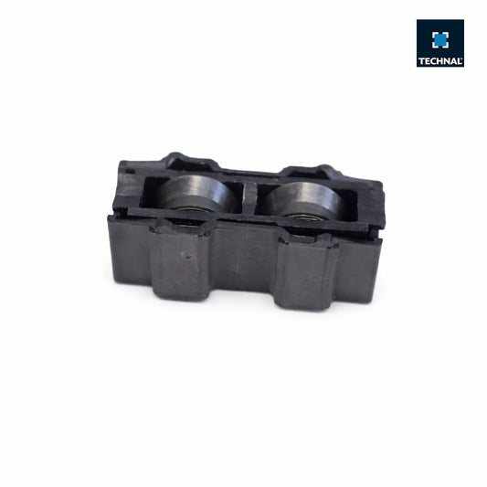 T1957 Rodamiento doble de poliamida para corredera TECHNAL