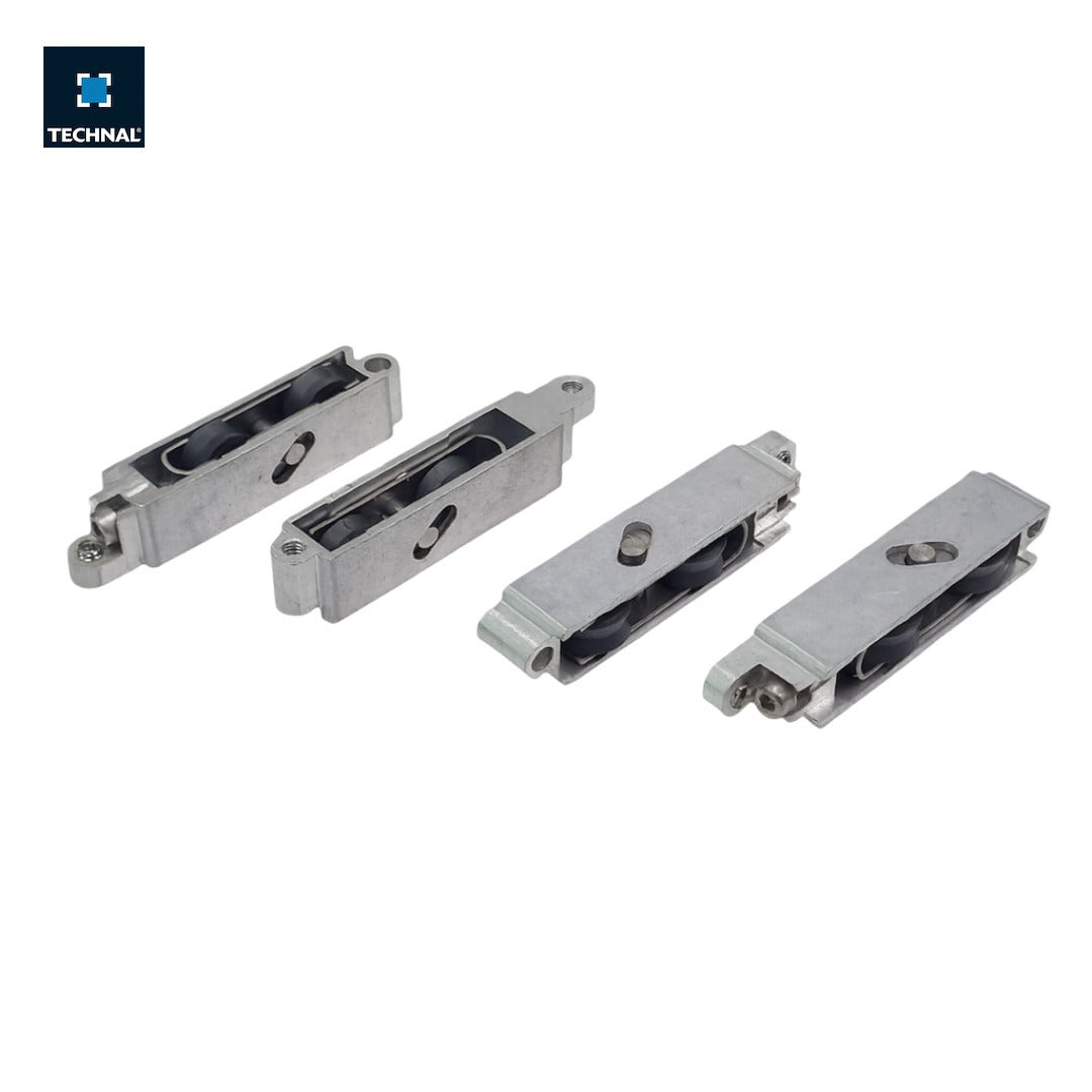 Rodamiento doble regulable TECHNAL T2950 – 4 unidades acero para corredera Topaze GB y barco Beneteau
