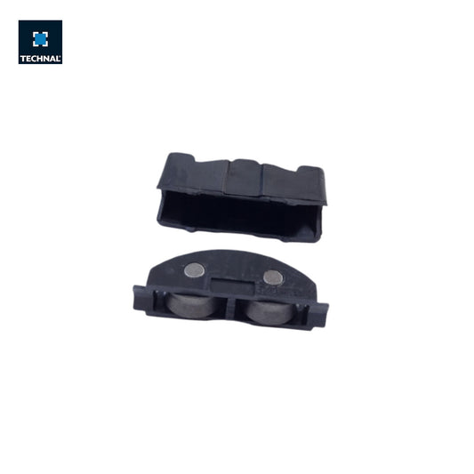 T2952 Rodamiento doble poliamida para corredera TECHNAL