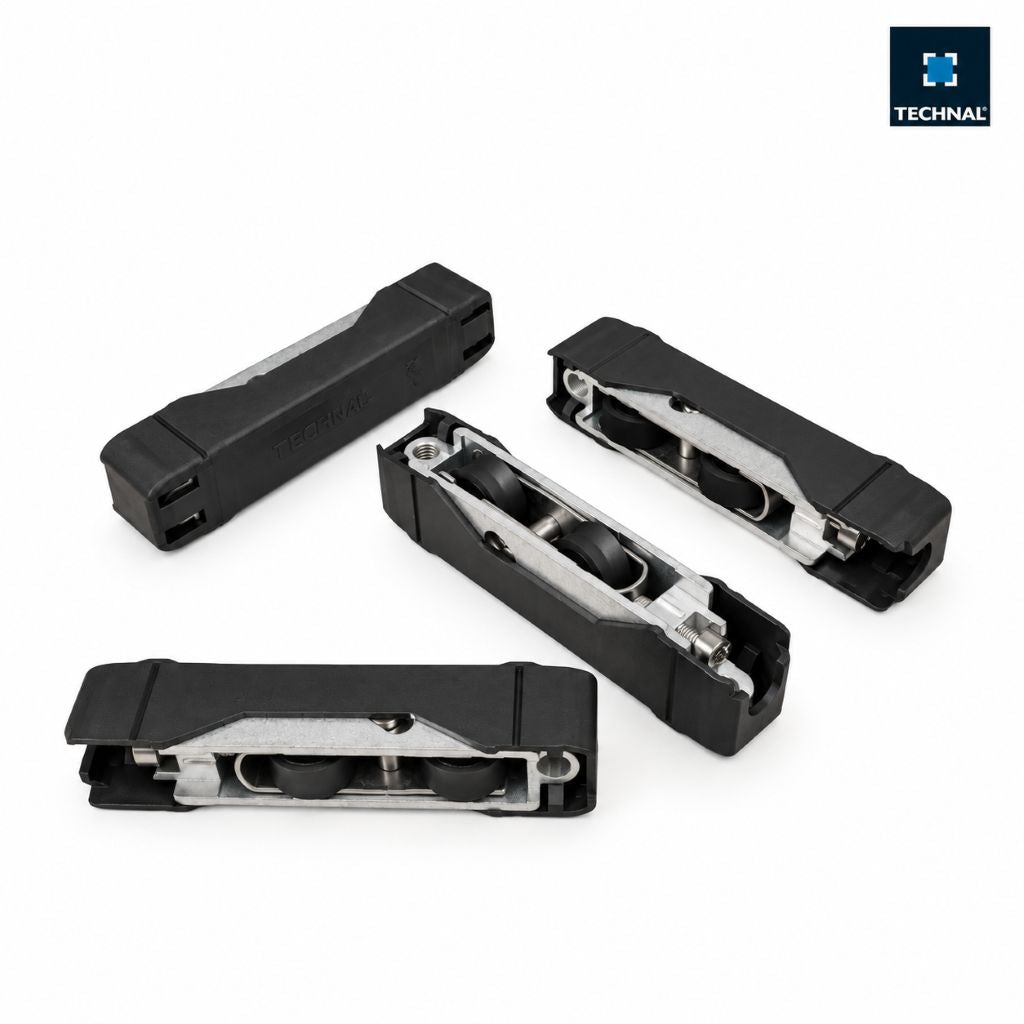 Rodamiento doble regulable T2954 para ventana corredera TECHNAL Saphir GXi