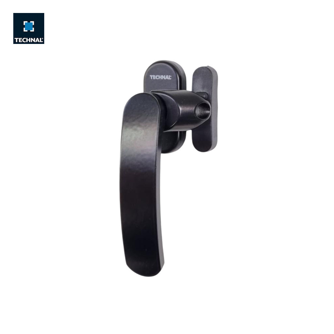 Reversible push handle TECHNAL T3056 black, external Topaze FB