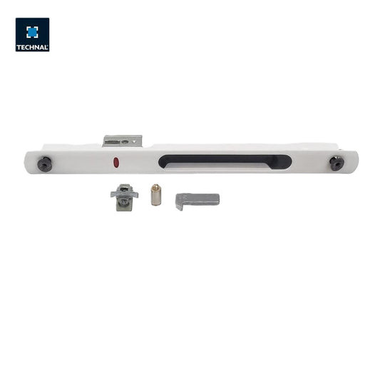 Cierre corredera simple TECHNAL T3060 blanco con accesorios – ambidiestro para ventana Topaze GB