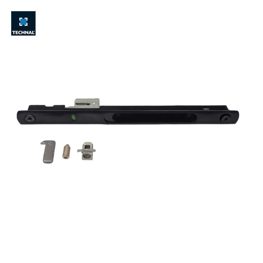 Cierre corredera simple TECHNAL T3060 negro, ambidiestro, Topaze GB