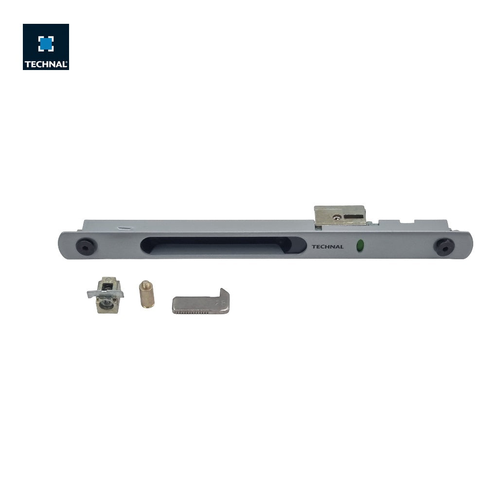Sliding lock TECHNAL T3060 silver with accessories, Topaze GB