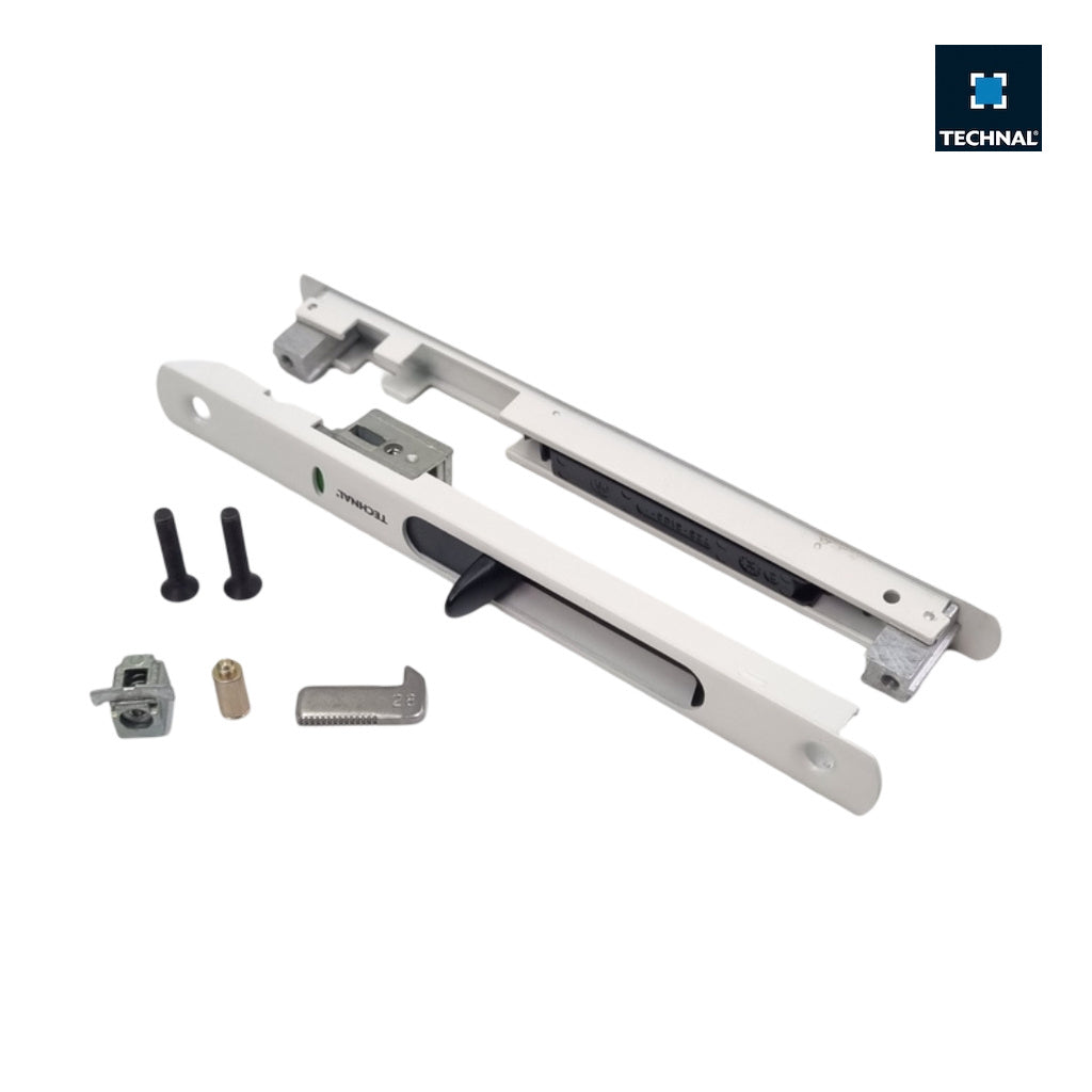 Double finger pull lock TECHNAL T3061 white, Topaze GB
