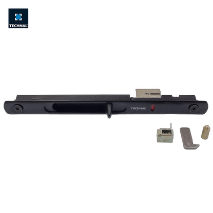 Simple lever lock TECHNAL T3079 black, sliding Topaze GB