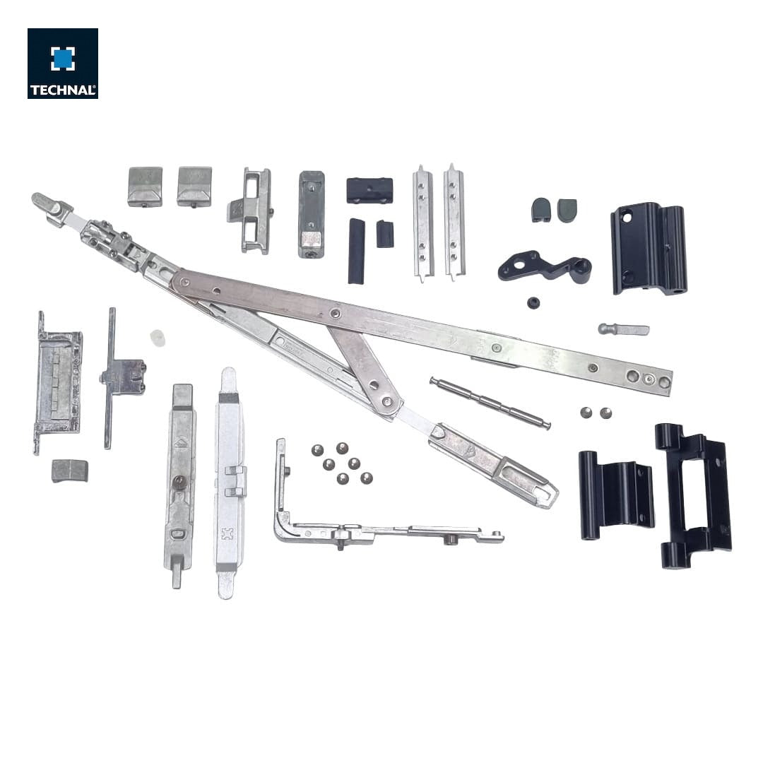 OB lock closure TECHNAL T3132 black, >600mm, Topaze FB