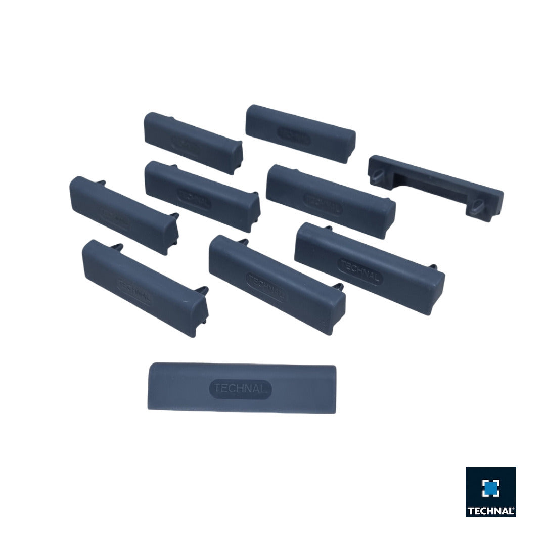 Weather baffle TECHNAL T3160 anthracite black, door window Soleal