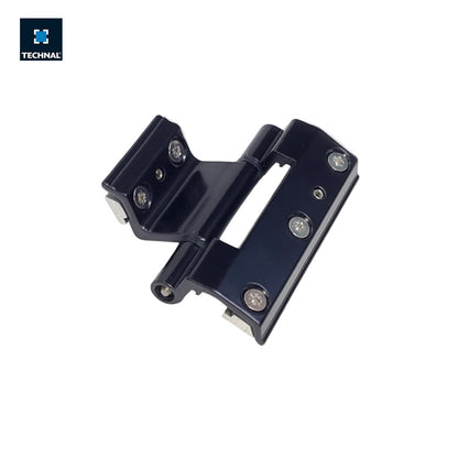 3-part hinge TECHNAL T3251 black, pack 2, window Topaze FB