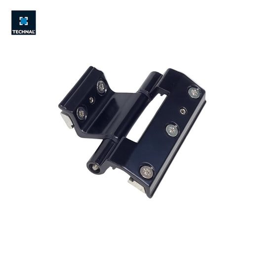 Bisagra 3 cuerpos TECHNAL T3251 negra – pack 2 uds ventana aluminio batiente Topaze FB giro suave regulable