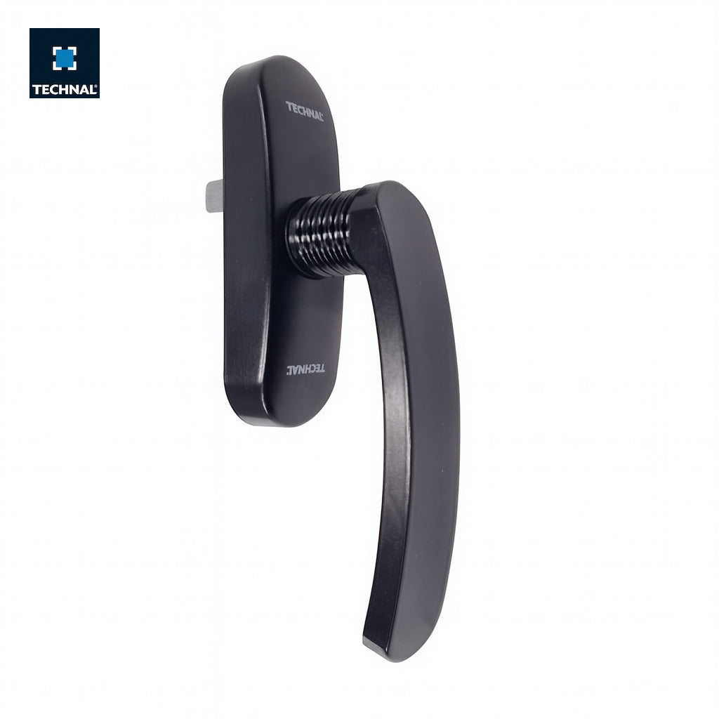 Maneta oscilobatiente TECHNAL T3254 negra – cremona reversible 1 pala Topaze FB Unicity N'Épure