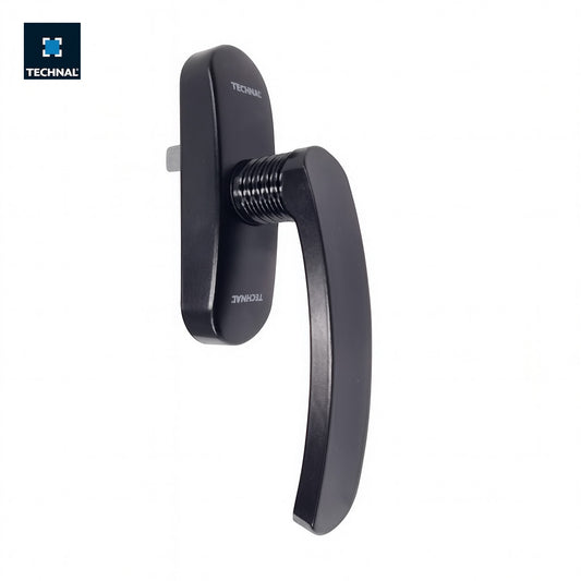 Maneta oscilobatiente TECHNAL T3254 negra – cremona reversible 1 pala Topaze FB Unicity N'Épure