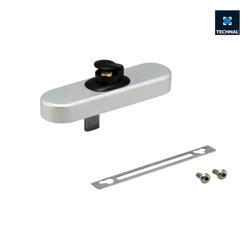 Cierre cremona OB sin maneta TECHNAL T3275 plata – reversible oscilobatiente Topaze FB Unicity N'Épure aluminio