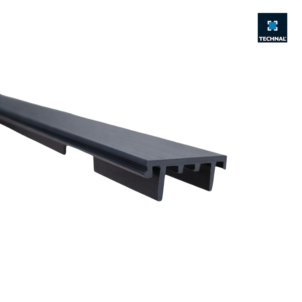 Additional PVC rail TECHNAL T431024, sliding Lumeal GA