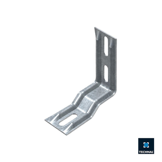 Patte de fixation en acier galvanisé de 100 mm pour TECHNAL LUMEAL GA
