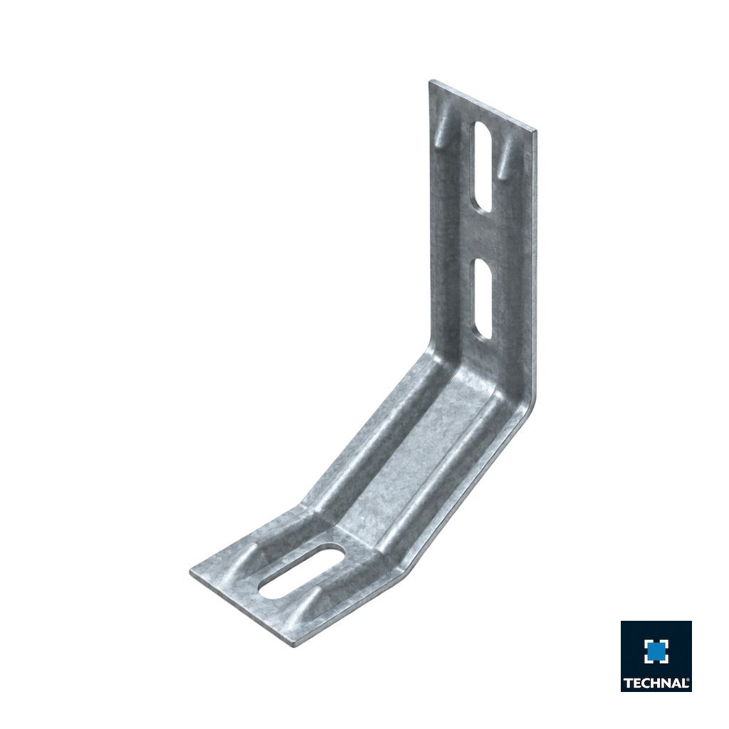 120 mm galvanized steel fixing bracket for TECHNAL LUMEAL GA
