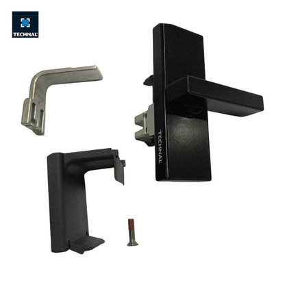 Poignée rotative secondaire TECHNAL T641003 noire, Lumeal GA