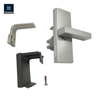 Poignée rotative secondaire TECHNAL T641003 argent, Lumeal GA