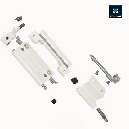 Tilt and turn hinge TECHNAL T940011 white, Soleal FY55/65/75