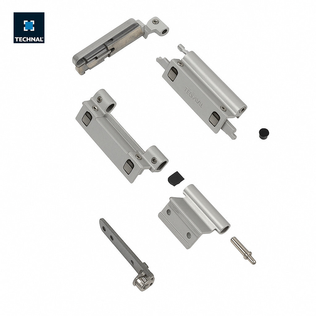 Adjustable OB hinge TECHNAL T940023 silver, Soleal FY