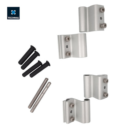 2-part adjustable hinge TECHNAL T940025 silver, Soleal FY