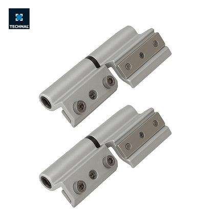Standard hinge TECHNAL TCF019 silver XFit, pack of 2, Saphir FX