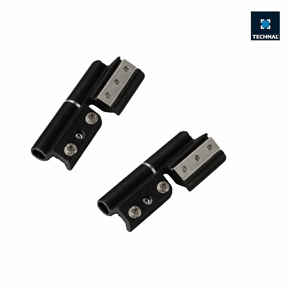 Adjustable hinge TECHNAL TCF089 black, pack 2, Topaze FB