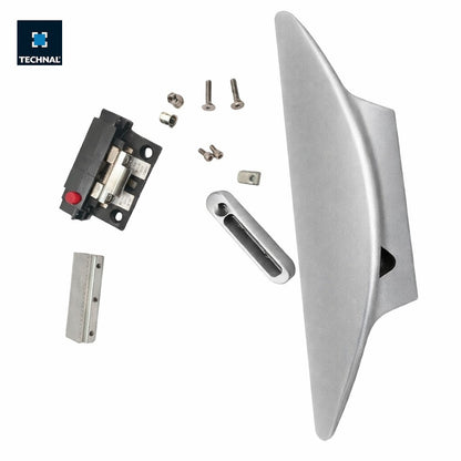 Semi-auto espagnolette lock TECHNAL TCG004 silver, Saphir GX