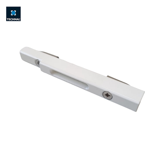 Cerradero corredera TECHNAL TCG012 blanco – cierre seguro ventana puerta Saphir GX GXi aluminio