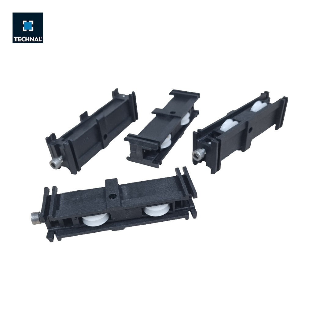 Adjustable double roller TECHNAL TCG016, Saphir GX/GXi, pack of 4