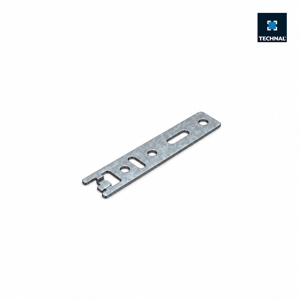 Pata de fijación TECHNAL TCZ33234 de 143 mm con sistema 1/4 de vuelta para SOLEAL Next